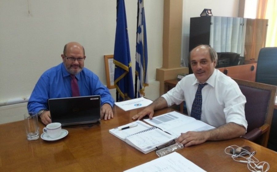 Ο Enrique Loyola επισκέφθηκε το Ψυχιατρικό Νοσοκομείο στο Δαφνί