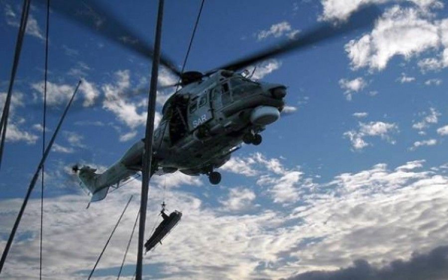 Αεροδιακομιδή τουρίστριας από κρουαζιερόπλοιο στην Κέρκυρα