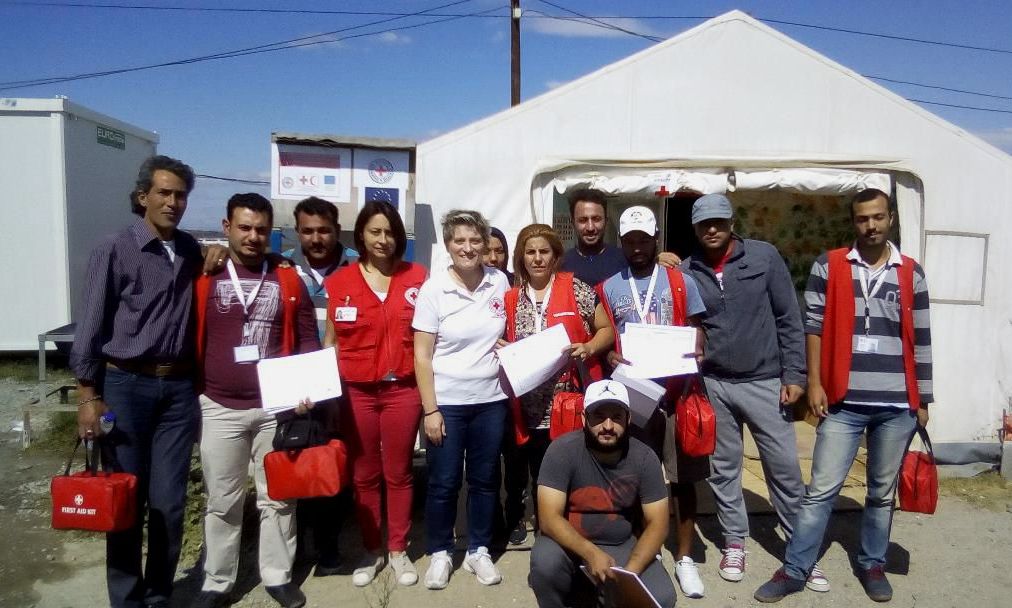 Εκπαιδεύσεις Α’ Βοηθειών σε πρόσφυγες, στο Κέντρο Φιλοξενίας Ν. Καβάλας