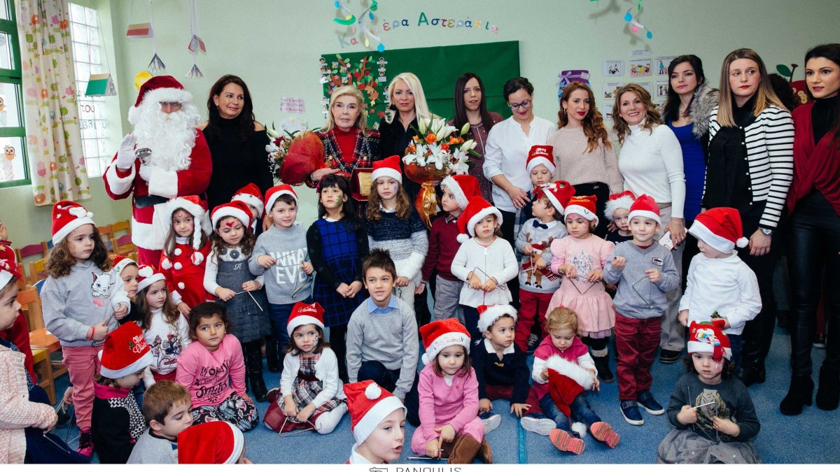 Η οικογένεια Βαρδινογιάννη ανακαίνισε τον 2ο Παιδικό Σταθμό στη Μάνδρα Αττικής