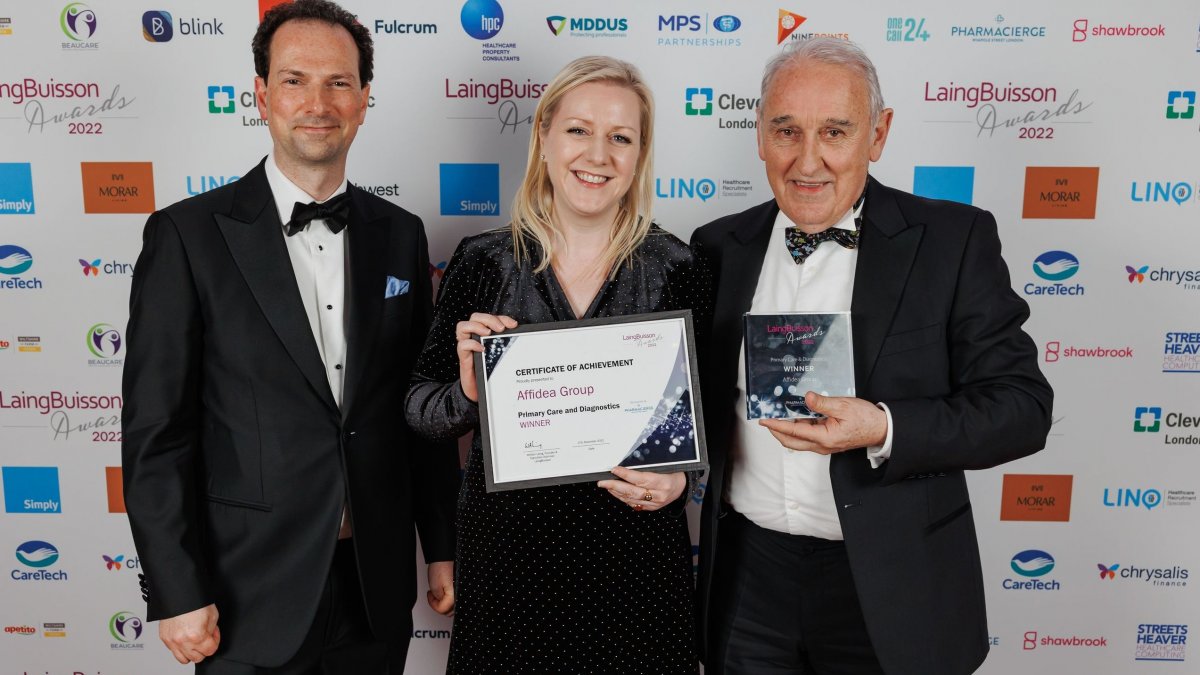 Βράβευση για την Affidea στα κορυφαία Βραβεία LaingBuisson Health Awards 2022