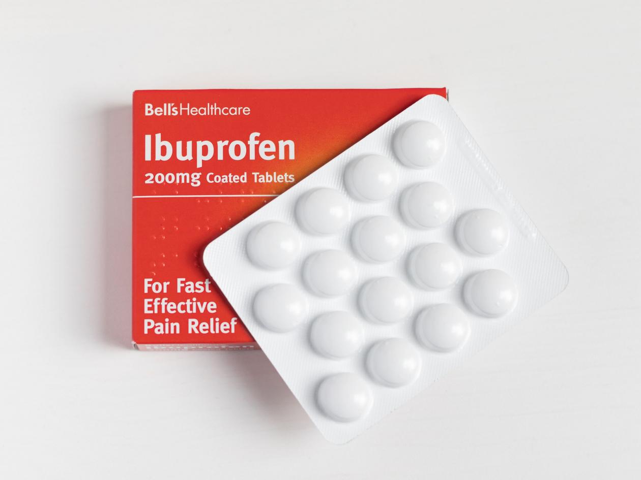 London / Uk - October 30th 2019 - Packet Of Ibuprofen Painkillers, Closeup With Blister Pack Of Tabl
