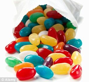 1407703394717 Image galleryImage Jelly beans in a paper ba