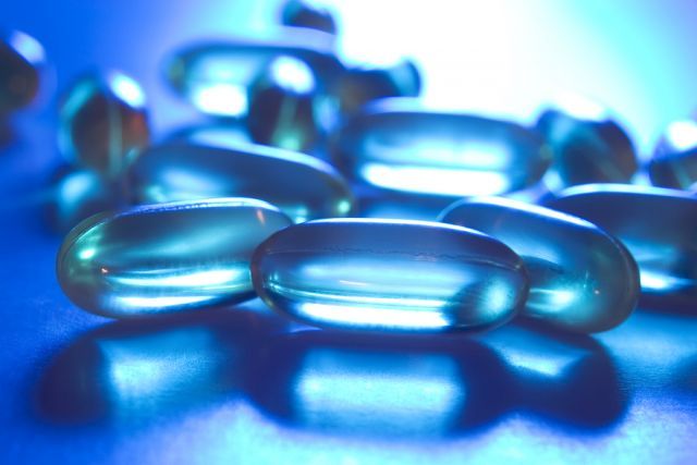 bigstock Vitamins In Blue 1379893