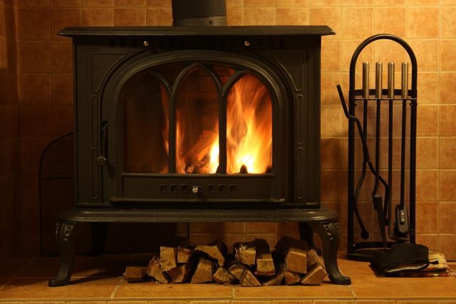 bigstock Fire Burning In The Fireplace 81015896