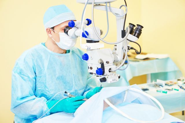 bigstock ophthalmology theme Male surg 88666688