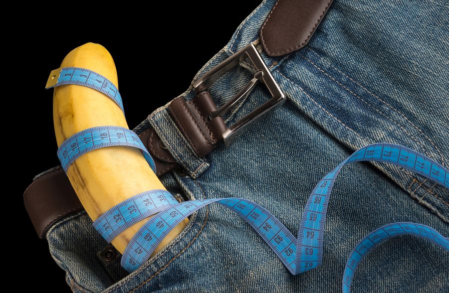 bigstock Big Banana Like Penis In Mens 105478007