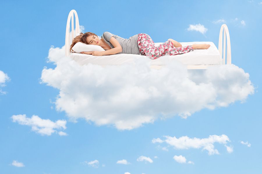 bigstock Relaxed young woman sleeping o 90147011