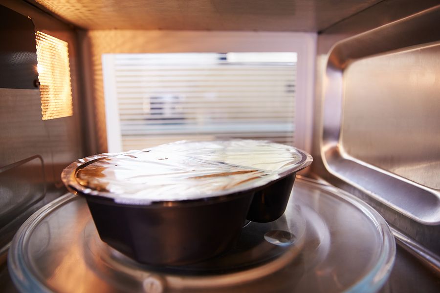 bigstock TV Dinner Cooking Inside Micro 77372972