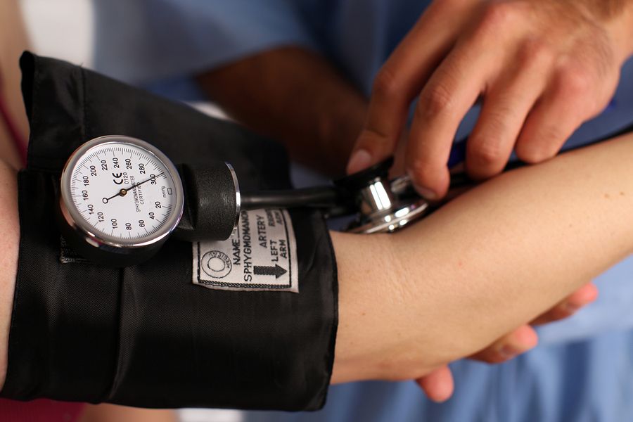 bigstock Medical worker checking blood 15688532