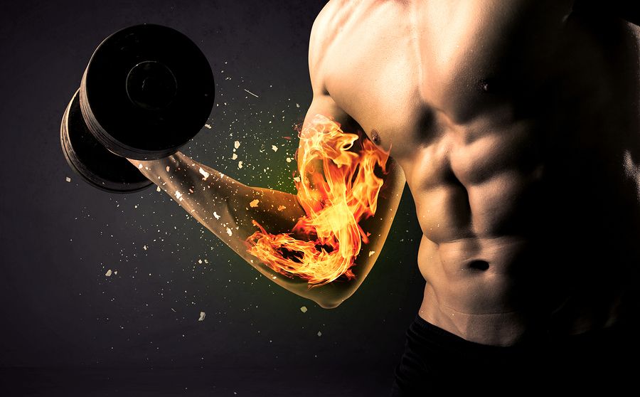 bigstock Bodybuilder athlete lifting we 112078709