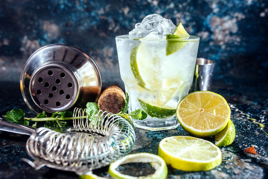 bigstock Gin Tonic Alcoholic Cocktail W 116568560