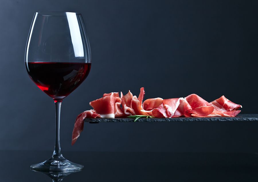 bigstock Jamon And Red Wine 129872867