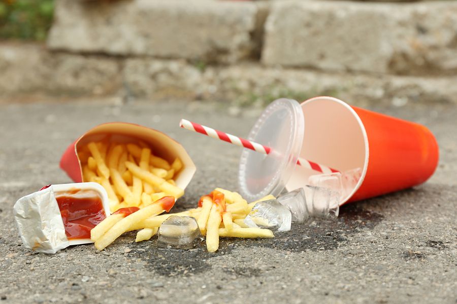 bigstock Fast food litter 76971386