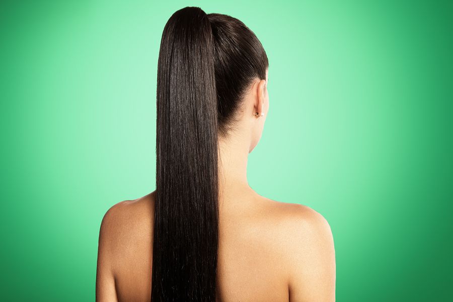 bigstock Pony Tail Hair View From The 103547558