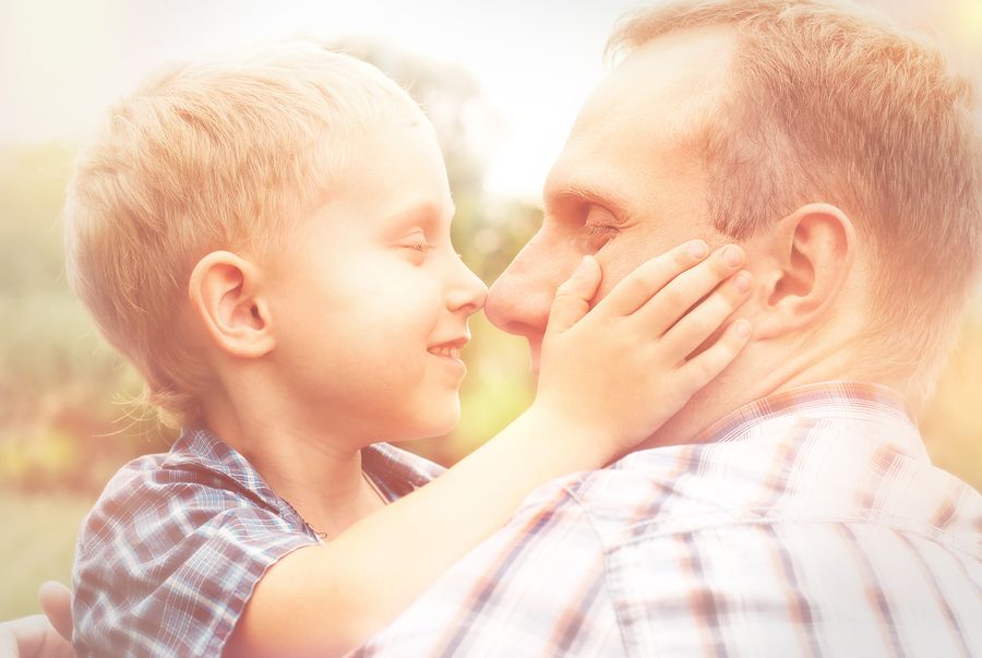 bigstock Father And Son In Sun Shining 33171842