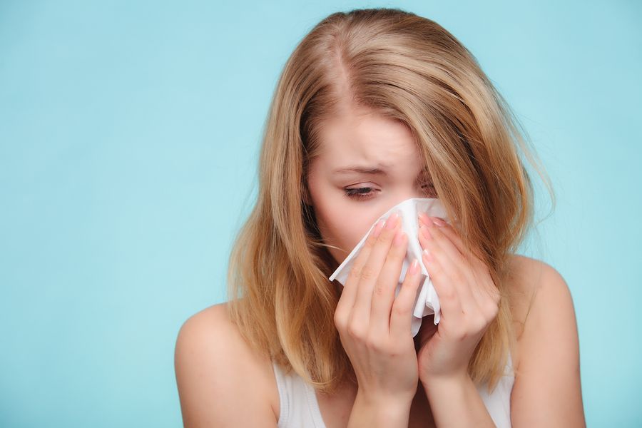 bigstock Flu Allergy Sick Girl Sneezin 66659062