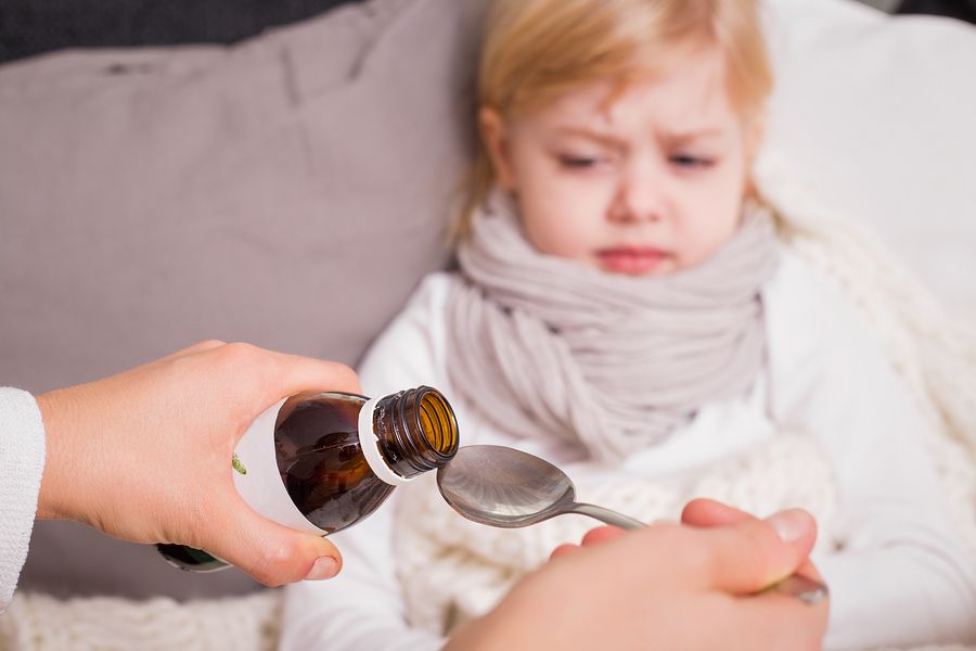 bigstock Child taking medicine 116889731