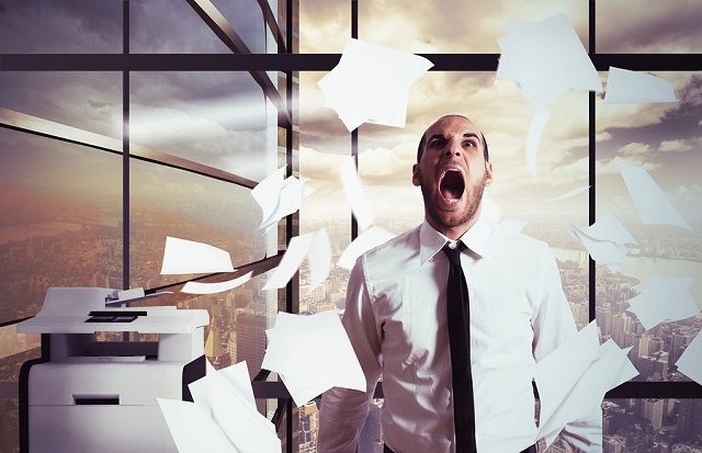 bigstock Businessman yells stressed 90335906