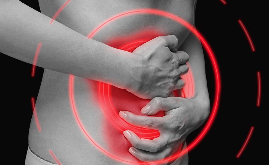 bigstock Pain In The Female Stomach 83595965