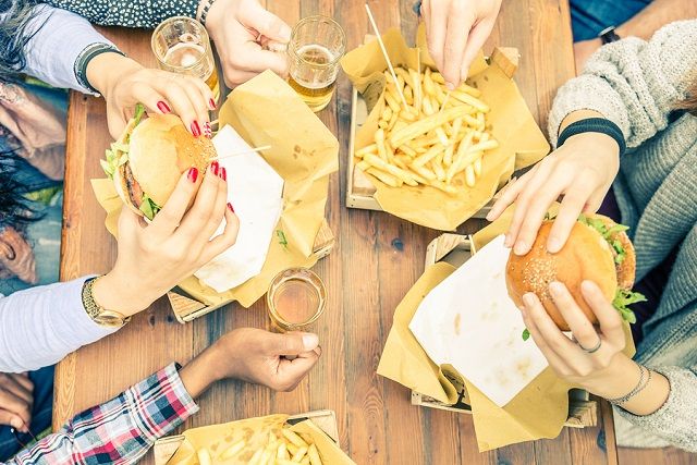 bigstock People Eating And Drinking 90673271