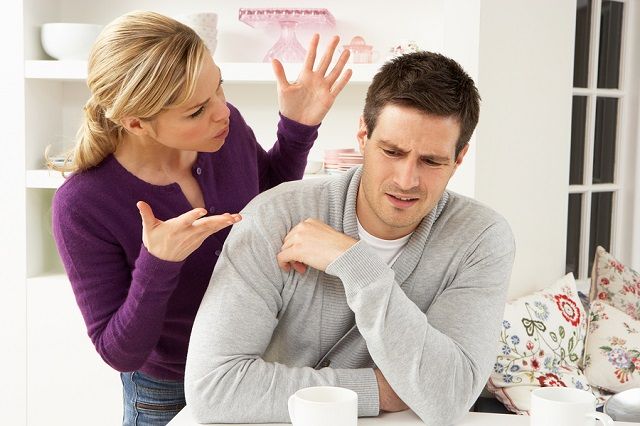 bigstock Couple Having Argument At Home 16858187