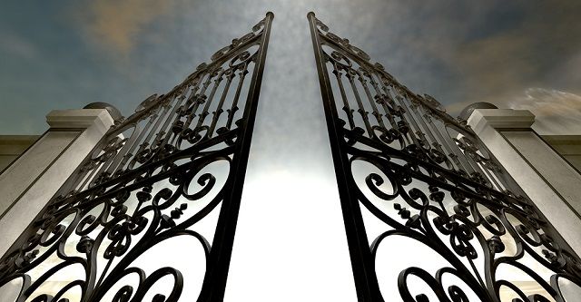 bigstock Heavens Open Ornate Gates 52433464