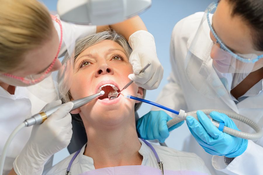 woman dentist