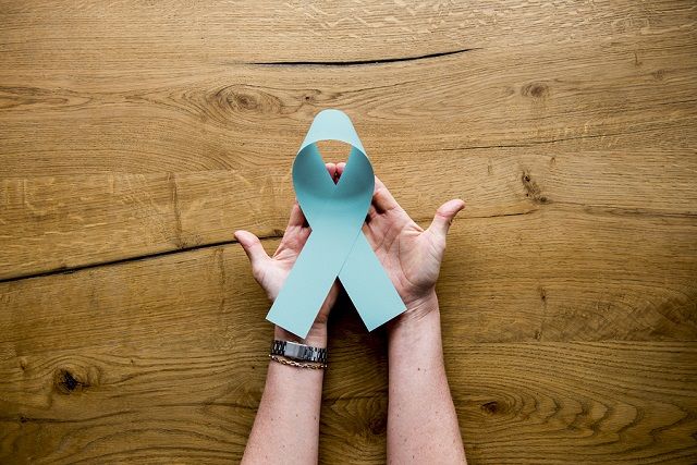 bigstock Hands Hold Show Light Blue Rib 170678927
