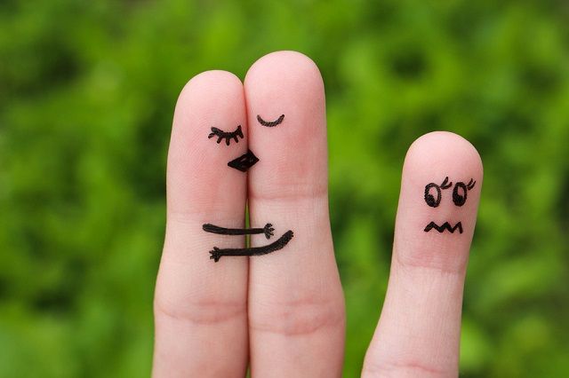 bigstock Finger art of a Happy couple 92136731
