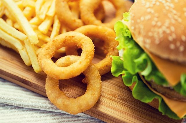 bigstock fast food junk food and unhea 129566210