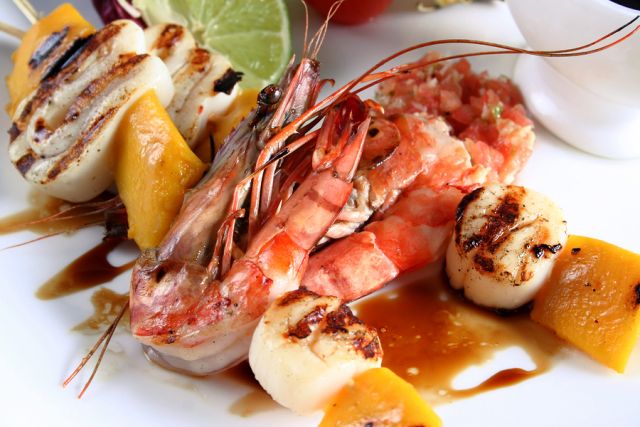 bigstock Sea Food On Grill 997808
