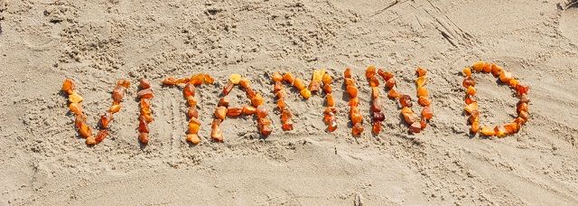 bigstock Inscription Vitamin D On Sand 182933149
