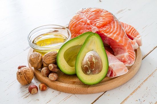 bigstock Selection of healthy fat sourc 115172123
