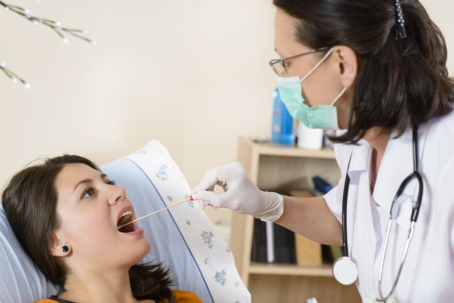 strep test