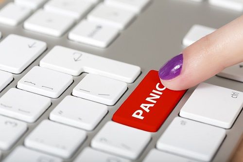 bigstock Click panic button 103739447