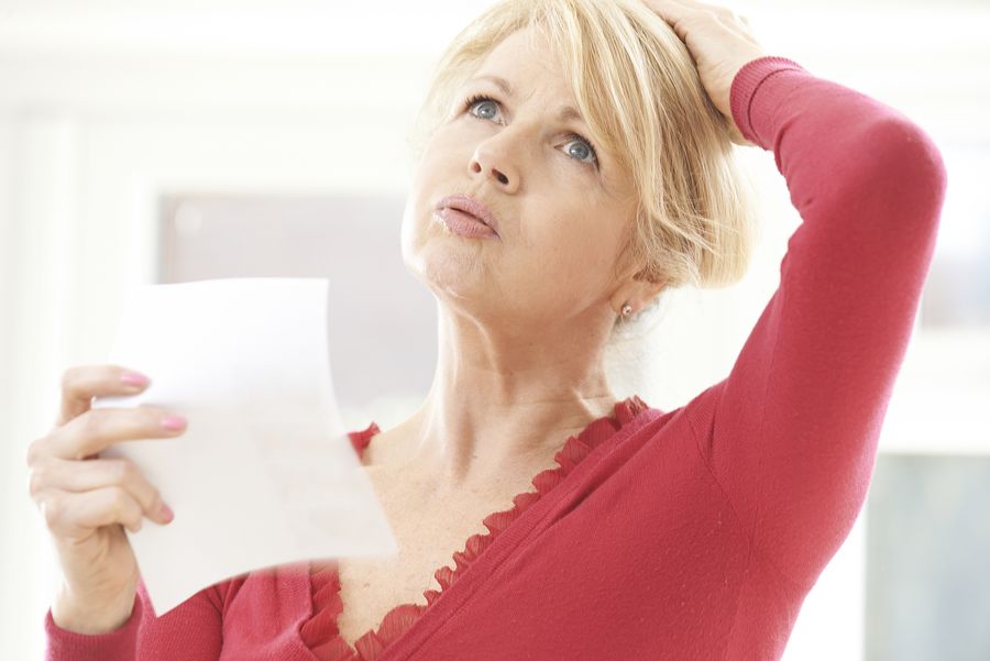 Mature Woman Experiencing Hot