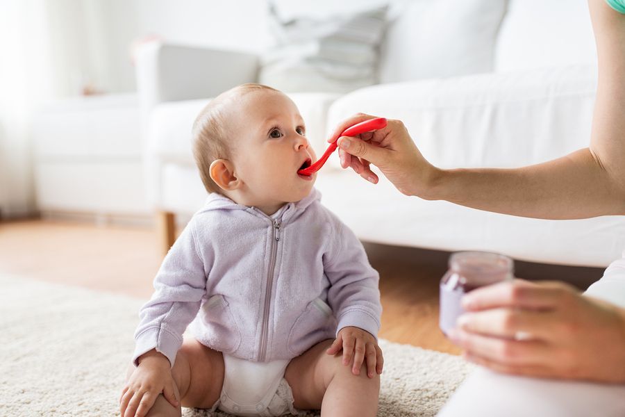 child eating