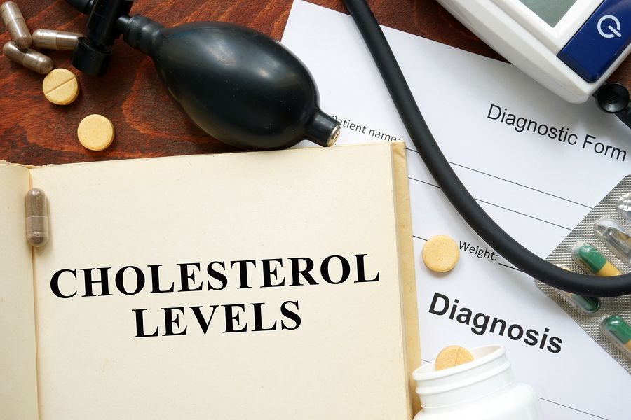 bigstock Cholesterol levels written on 103236440