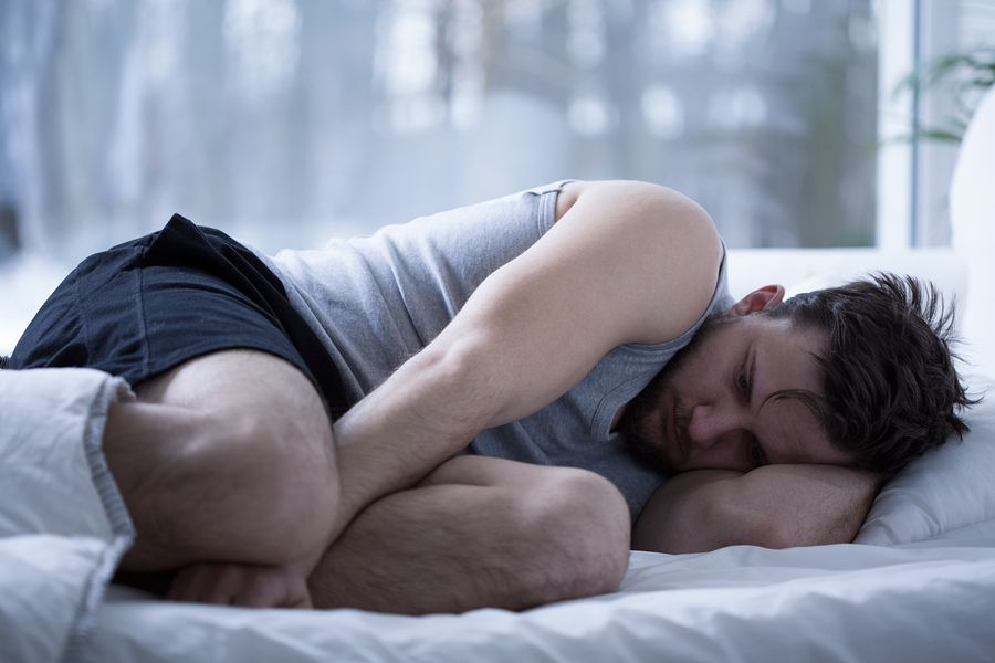 bigstock Man Having Sleep Disorders 95083451