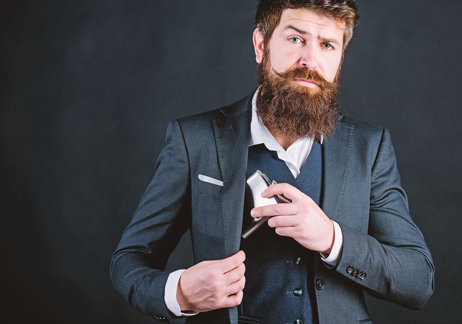 bigstock Bearded Man Drink Alcohol Bru 304074010